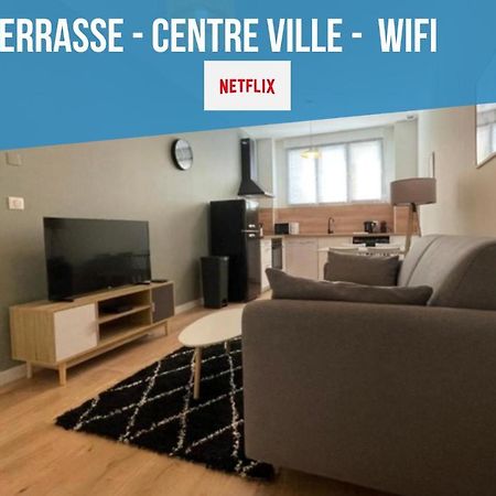 Centre Ville Superbe T2 Neuf Wifi Terrasse Netflix 佩里格 外观 照片