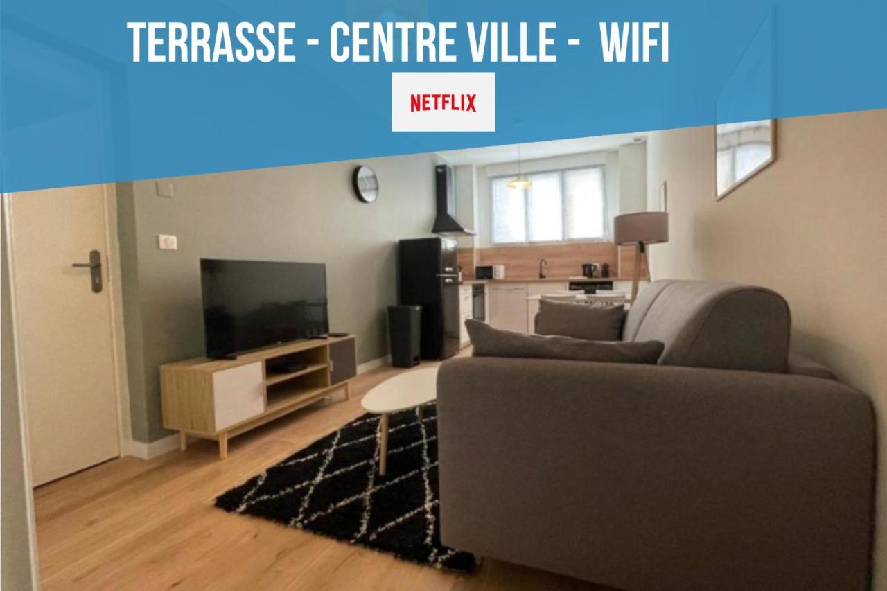 Centre Ville Superbe T2 Neuf Wifi Terrasse Netflix 佩里格 外观 照片